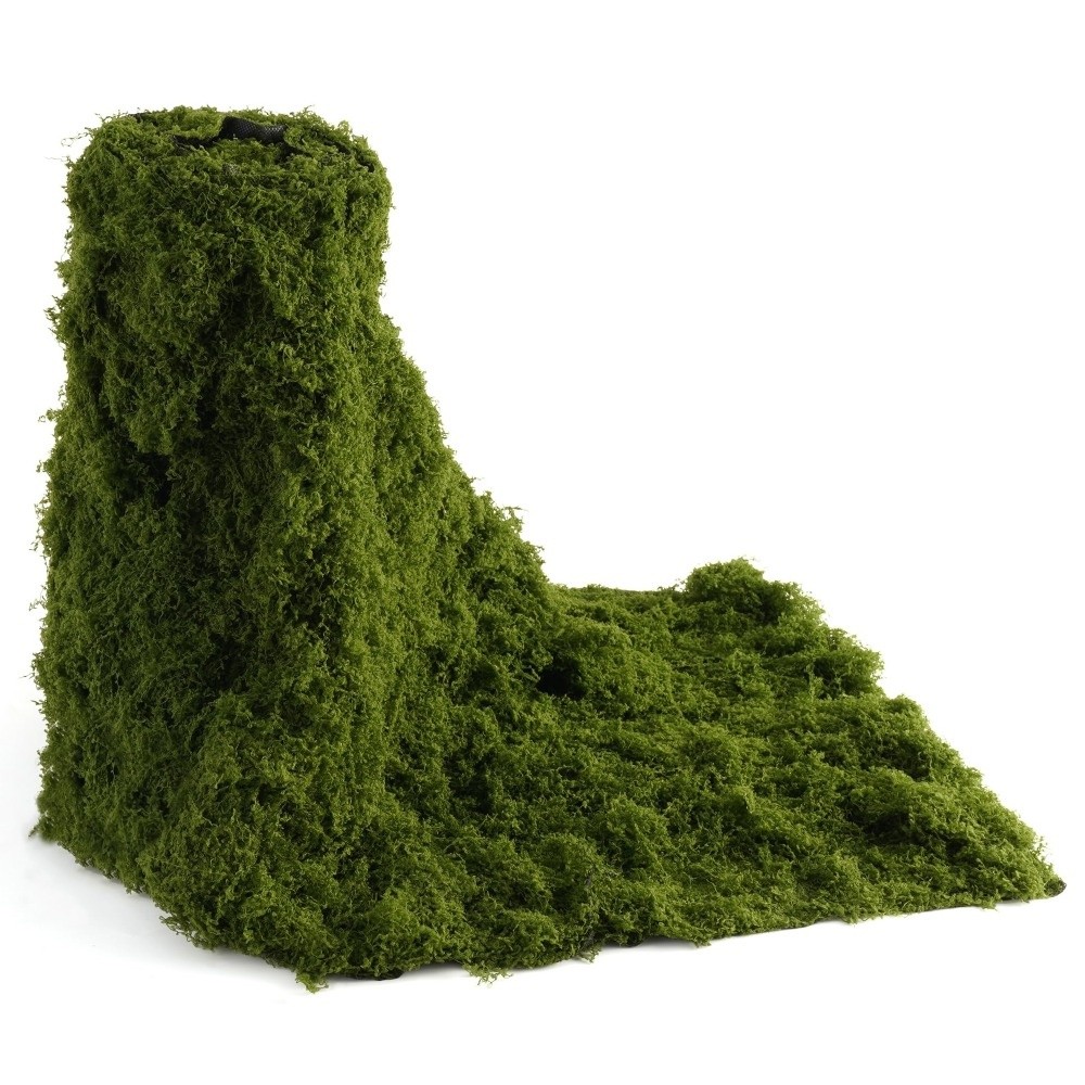 Sphagnum Moss Dry - سجادة عشب صناعي للتركيب الذاتي، متينة