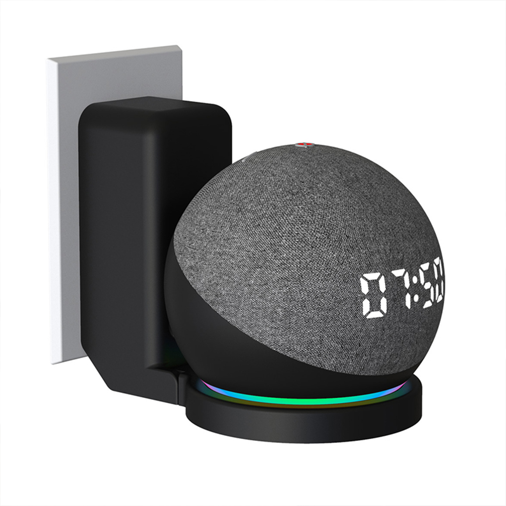 Amazon Speaker Echo Pop - حامل شماعات مثبت على الحائط لأمازون