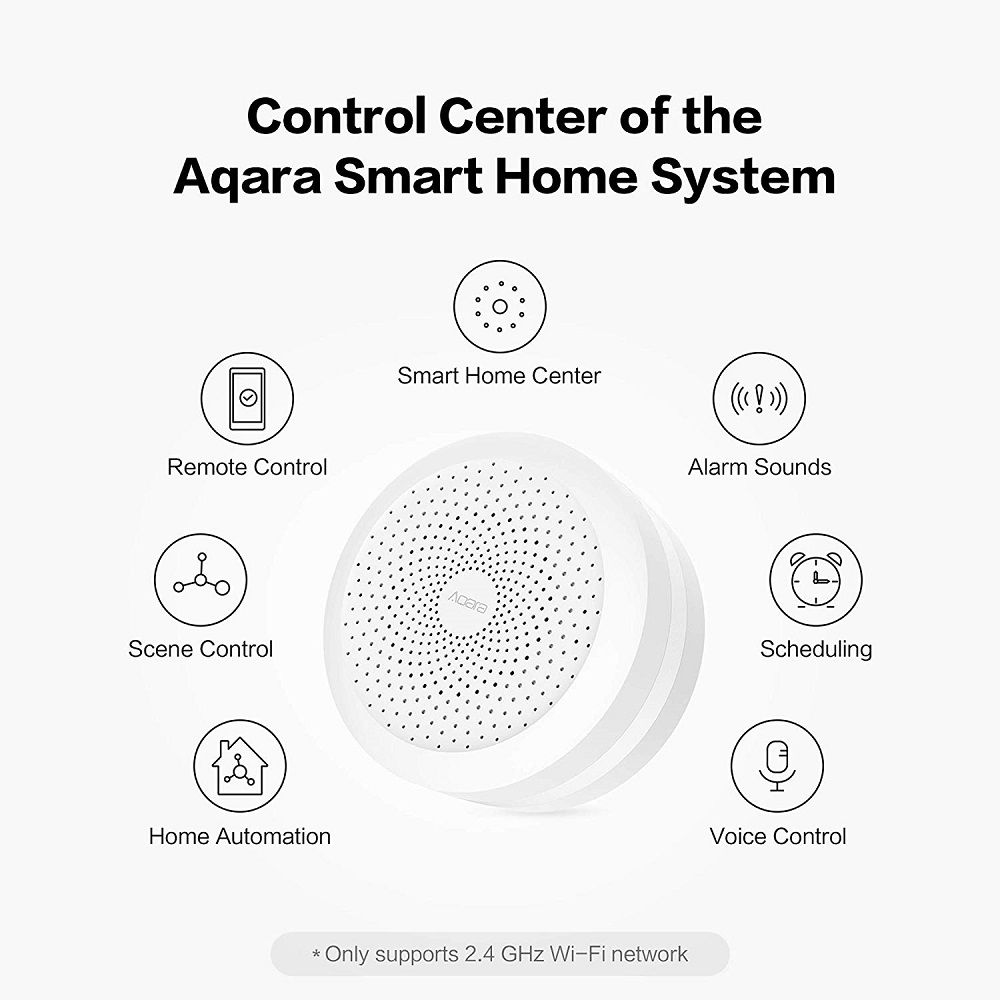 Aqara Hub M1S بوابة محور ذكية  - مراجعة Xiaomi Hub Mijia Hub وسعره