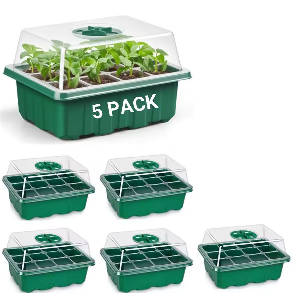 10 قطع/5 قطع صواني شتلات، طقم  - مراجعة Humidity Dome Kit وسعره