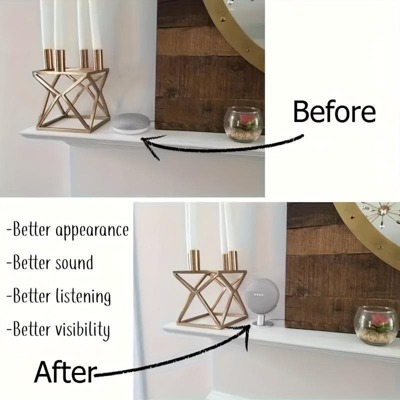 حامل مدمج لسماعة جوجل نست/هوم  - مراجعة Google Speaker Nest Mini وسعره