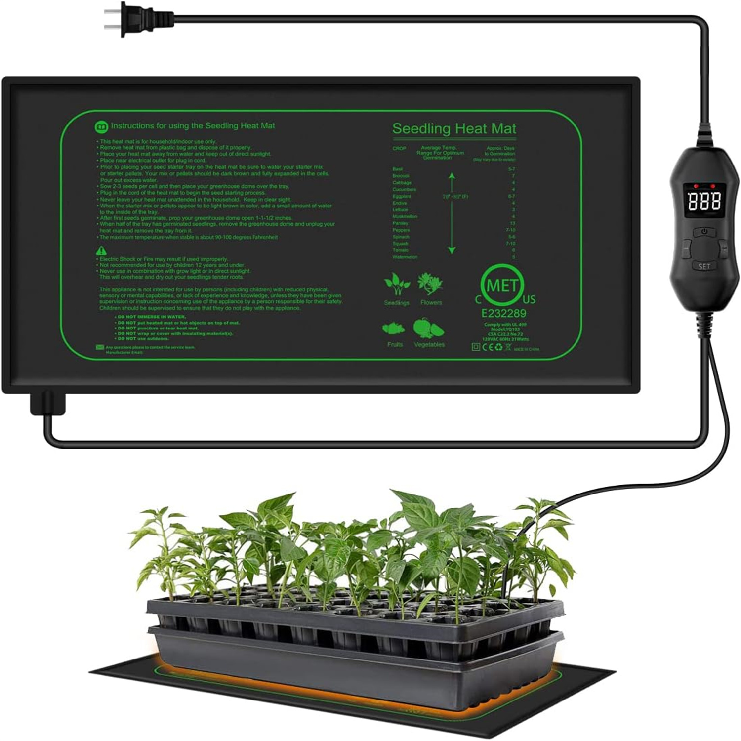بساط تسخين للشتلات مع ترموستات - مراجعة Rooting Gel Clone وسعره