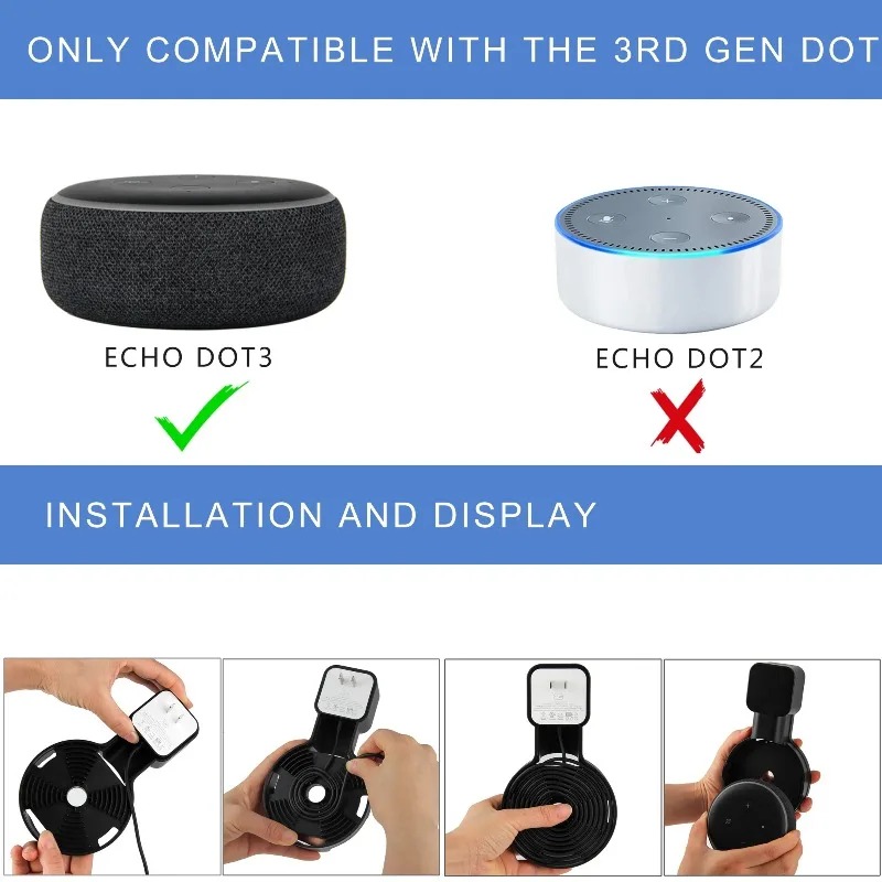 ل صدى دوت 3 جدار جبل حامل إدار - مراجعة Amazon Speaker Echo Pop وسعره