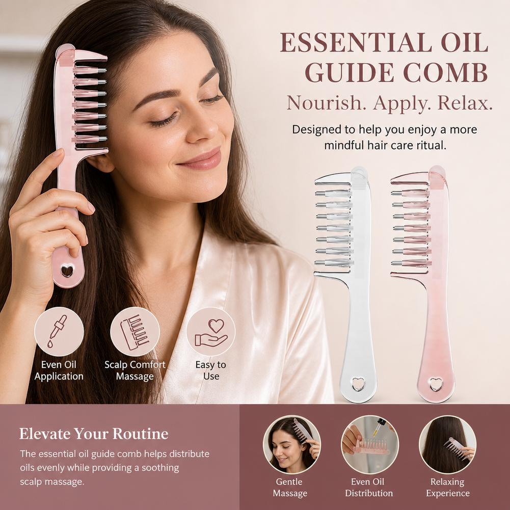 مشط توزيع الزيت العطري للشعر ب - مراجعة Root Stimulator Liquid وسعره